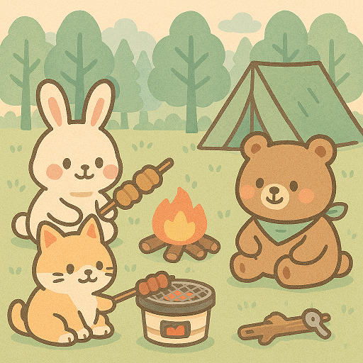 野営とキャンプ